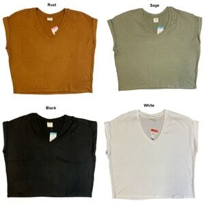 NWT Mod Ref V Neck White XL